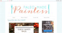 Desktop Screenshot of paleomadepainless.com